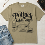 Potluck Is My Spiritual Gift T-Shirt — Funny Church Potluck Tee