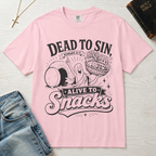 Dead to Sin, Alive to Snacks T-Shirt - Funny Graphic Tee